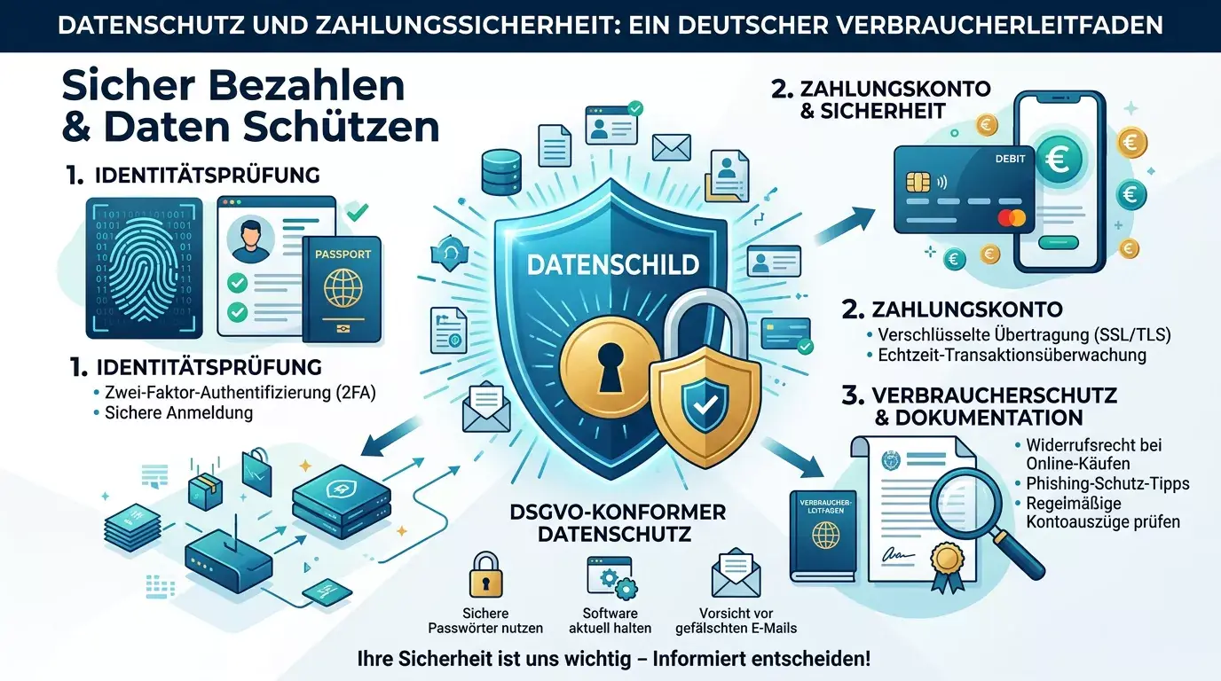Zahlungskonto, Identitätsprüfung und Datensicherheit als zusammenhängende Prüfpunkte
